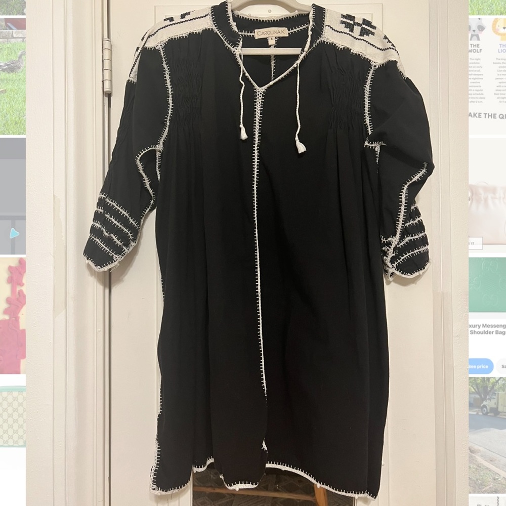 Carolina K Oaxaca Embroidered Dress
